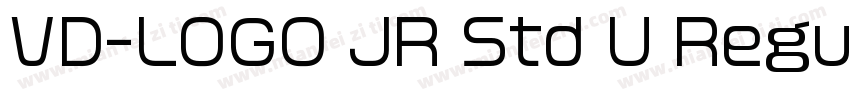 VD-LOGO JR Std U Regular字体转换